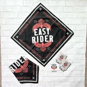 Easy Rider Kentucky Straight Bourbon Whiskey Merchandise Gear Set Bundle NEW